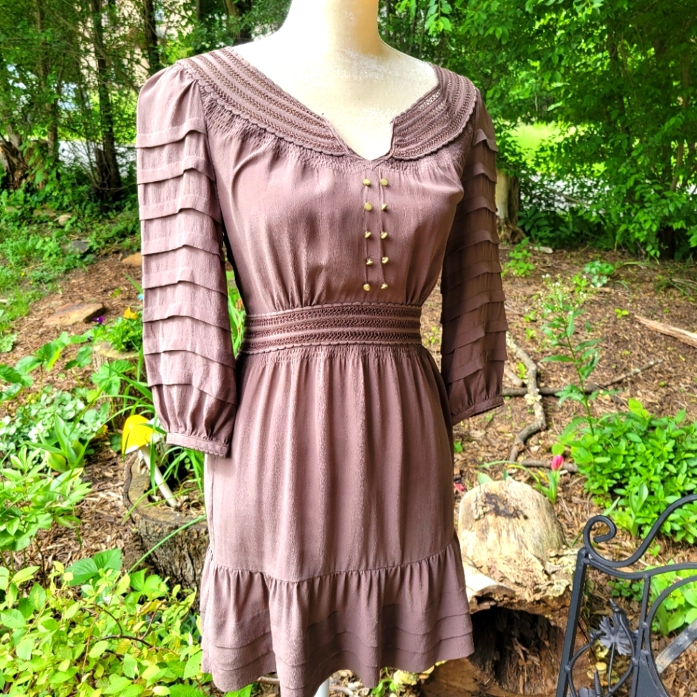 Anthropology Leifsdottir mini dress / long blouse